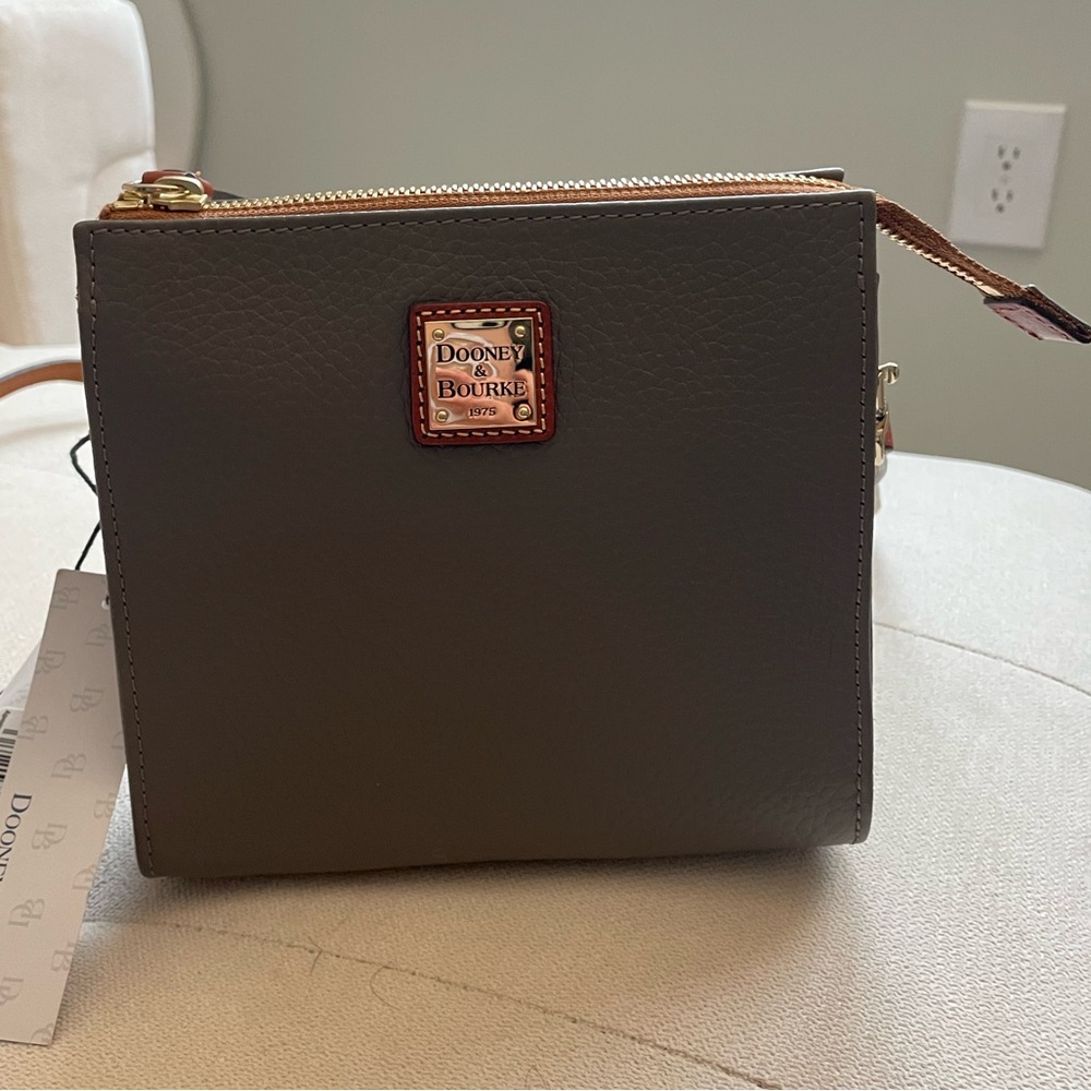 NWT Taupe North/South Janine Crossbody